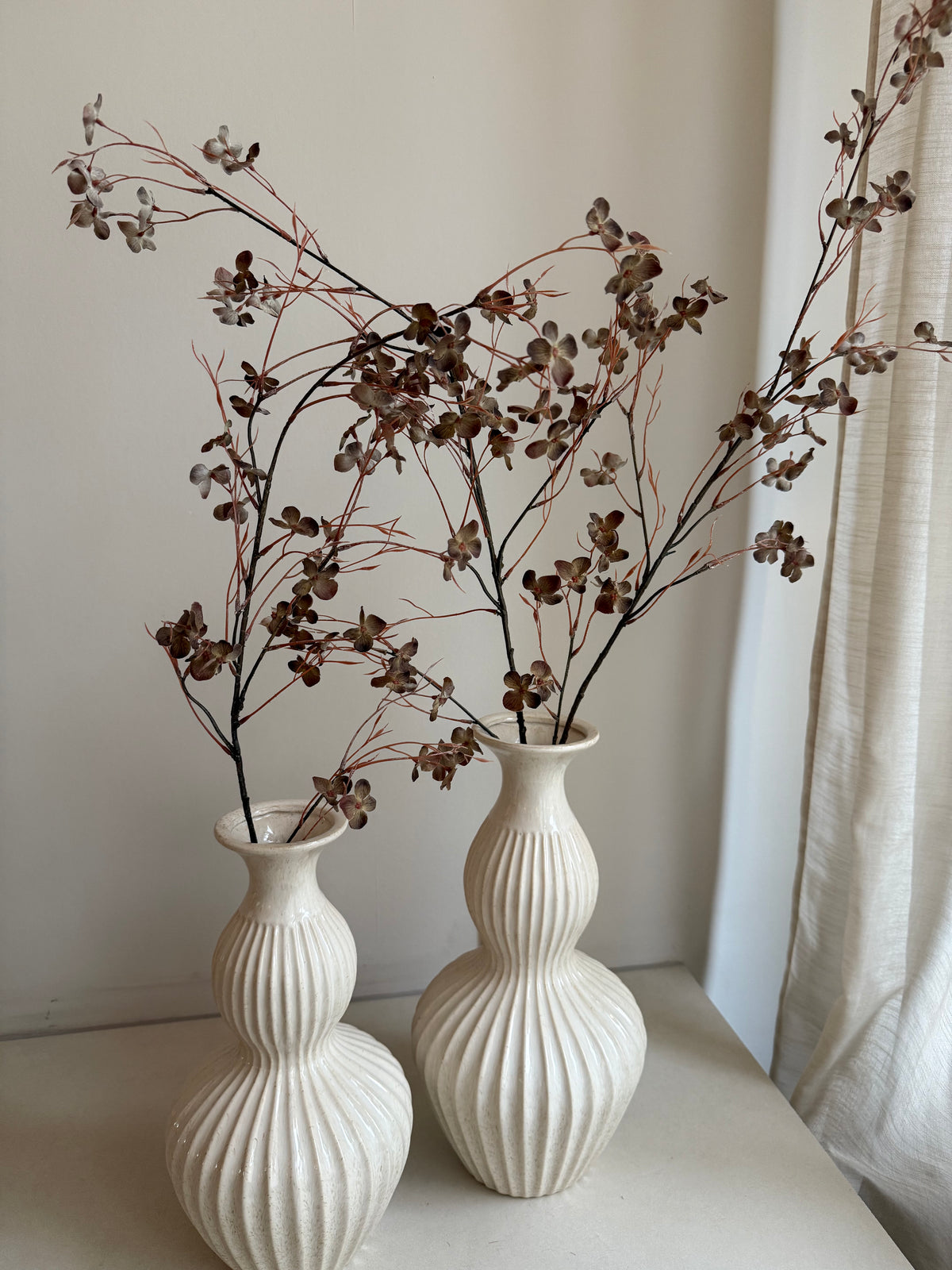 Zijden Bloesemtak – Mocha Brown