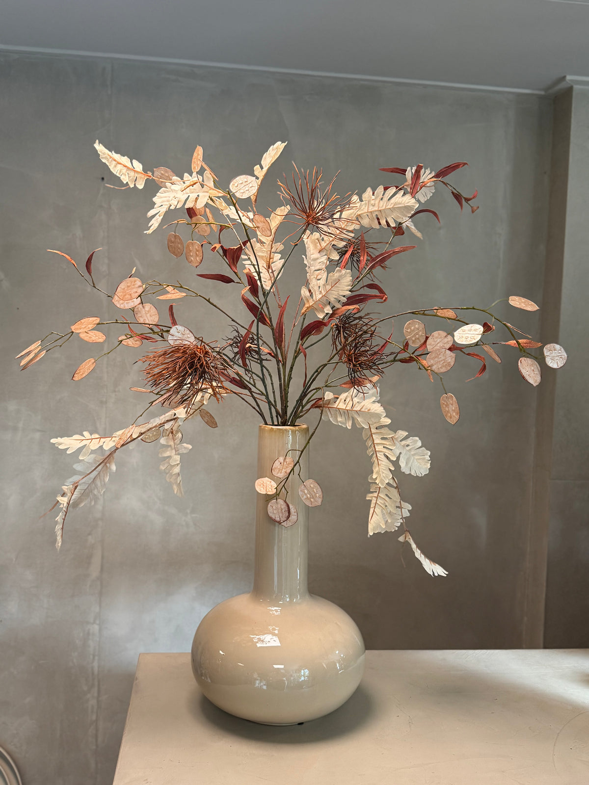 Zijdenboeket neutrale love