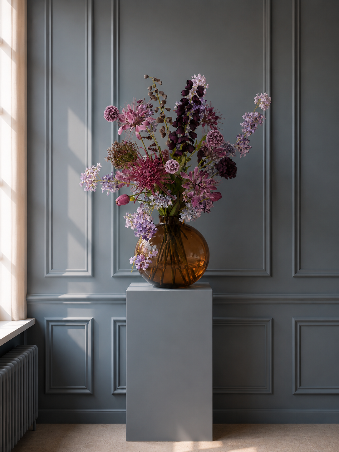 Zijdenboeket Royal Amethyst