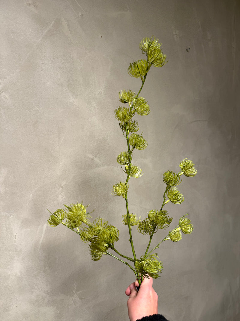Kunstknop Clematis groen-L10B10H96CM