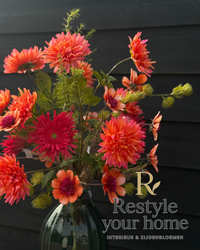 Zijdenboeket Scarlet