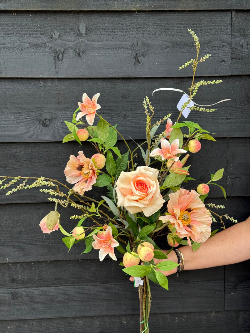 Zijdenboeket Peach love