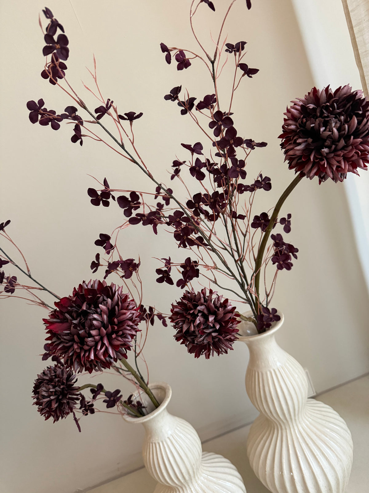 Zijden Chrysant – Deep Burgundy