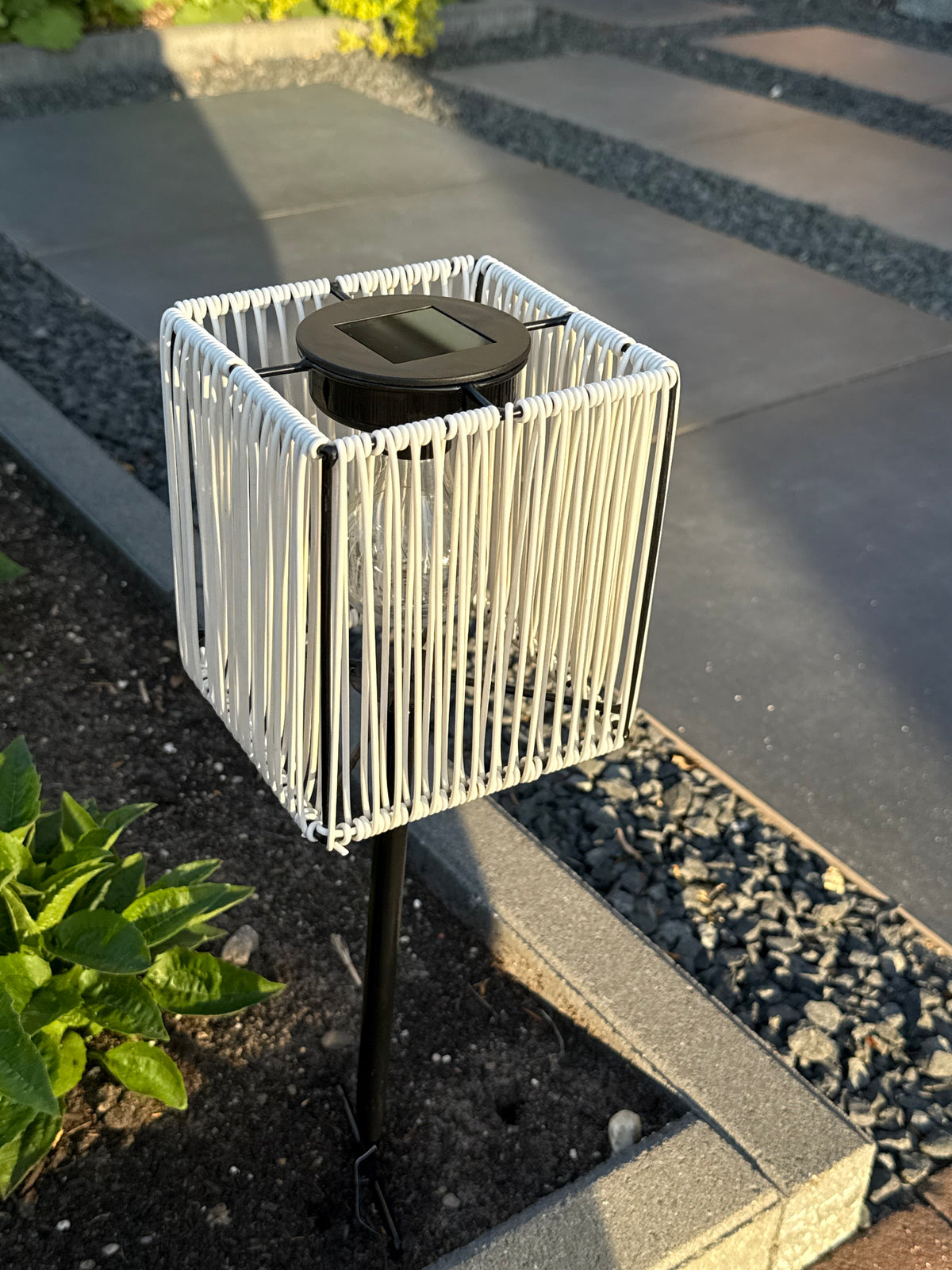 Solar lantaarn wit