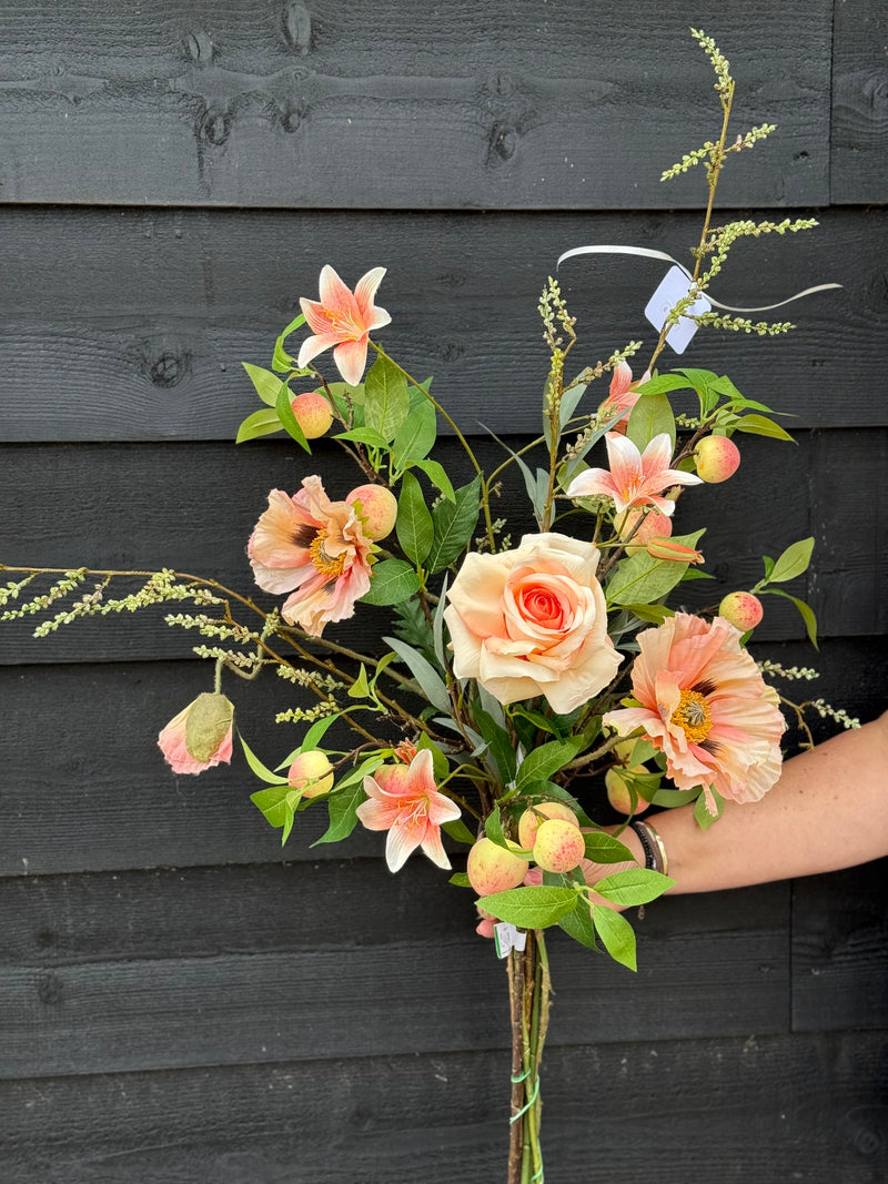 Zijdenboeket Peach love