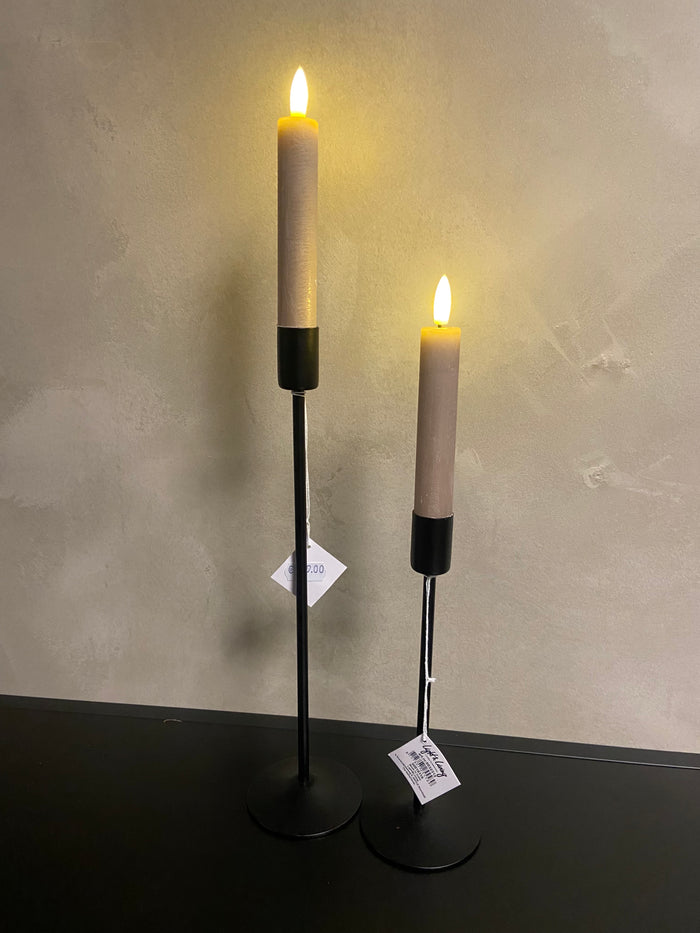 Dinerkaars LED taupe set 2 mt S