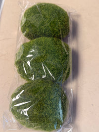 Kunst Mosbollen – Set van 3 L Groen