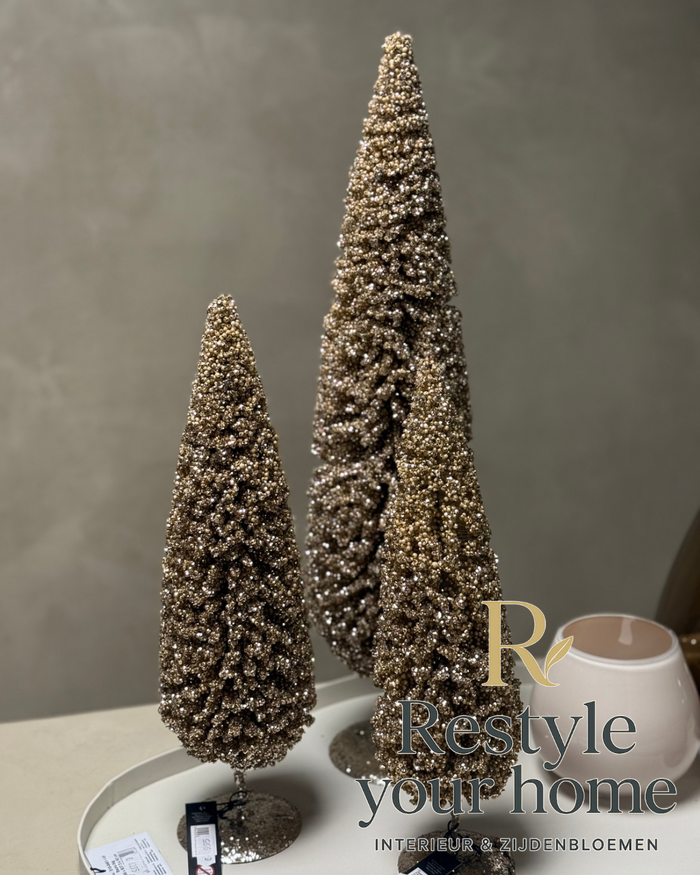 Christmas Tree Pet Champagne Colored Small