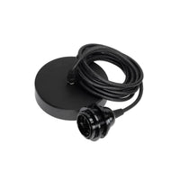 Lamp Socket for Ceiling - Black - 1 Fitting