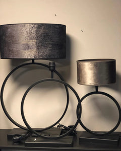 Lamp base 30x12,5x42 cm LIVA matt black