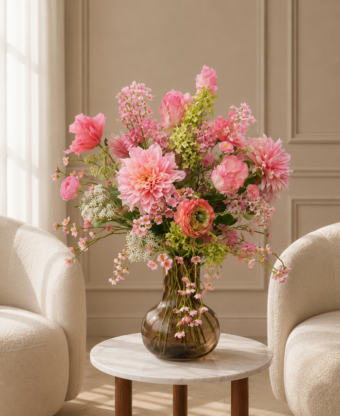 Zijdenboeket Blooming Blush