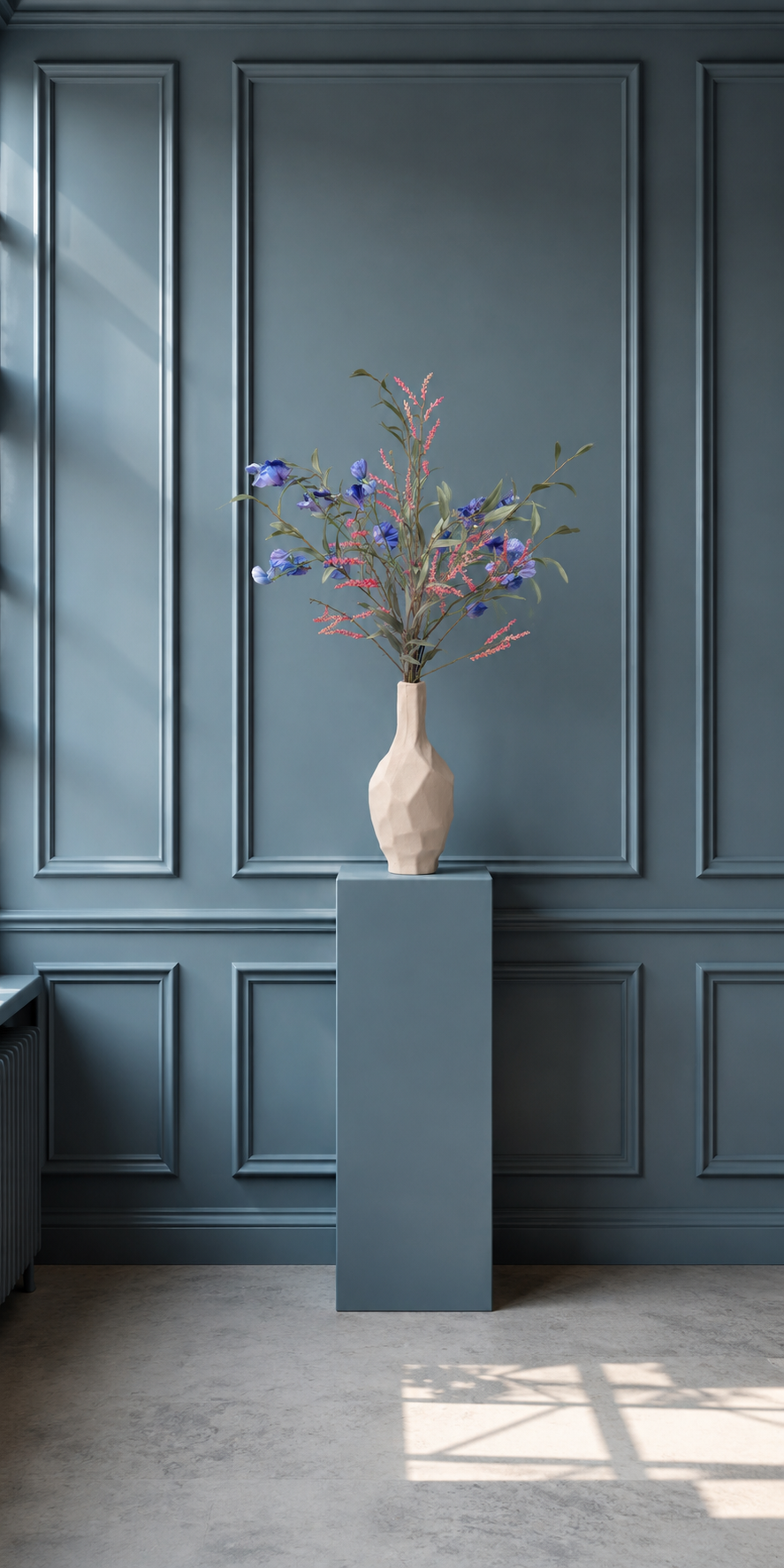 Zijdenboeket Blue Harmony