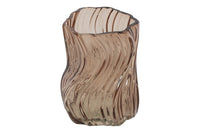 Theelichth Esli L bruin-L10B10H12,5CM