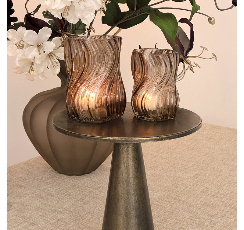 Theelichth Esli S bruin-L8B8H10,5CM