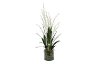 Kunst bloem in glazen pot Oncidium w-L65B65H125CM