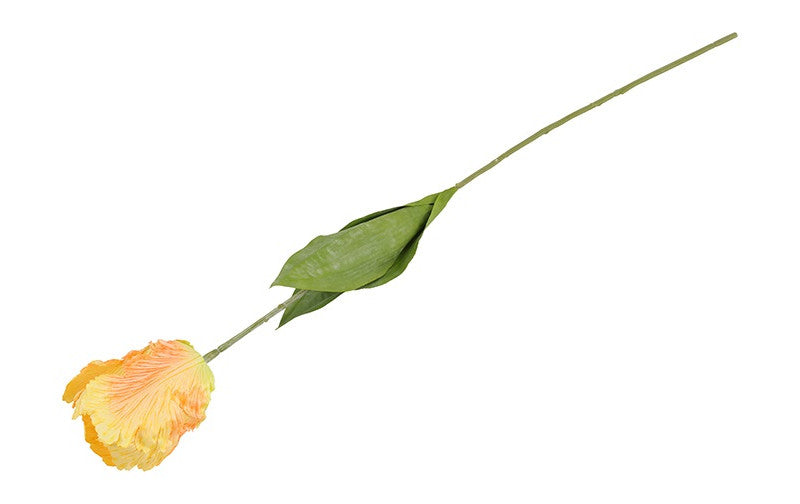 Kunst bloem Tulp Tulipa Barbera geel/zalm-L9B9H68CM