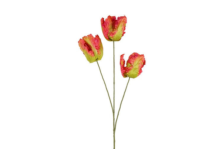 Kunst bloem Tulp Tulipa Apeldoorn fuchsia-L18B18H78CM