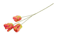 Kunst bloem Tulp Tulipa Apeldoorn fuchsia-L18B18H78CM