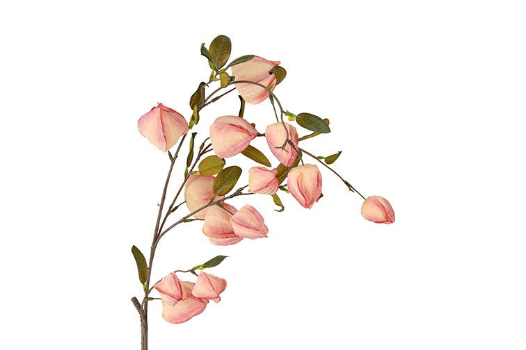 Kunst bloem Physalis miranda roze-L20B20H94CM