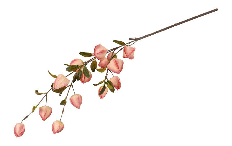 Kunst bloem Physalis miranda roze-L20B20H94CM