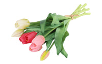 Kunst boeket Tulp Tulipa x7 S veelkl-L20B20H28CM