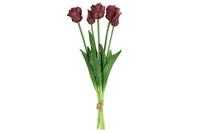 Kunst boeket Tulp Tulipa (parkiet) p-L16B16H40CM