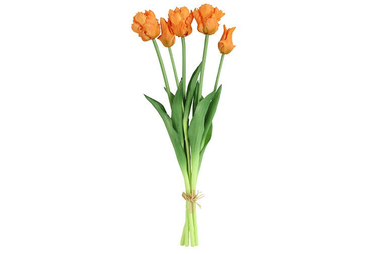 Kunst boeket Tulp Tulipa (parkiet) o-L16B16H40CM