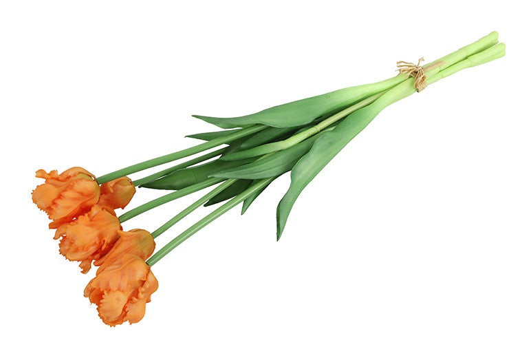 Kunst boeket Tulp Tulipa (parkiet) o-L16B16H40CM