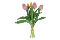 Kunst boeket Tulp Tulipa 3Dp roze/cr-L15B15H28CM
822490