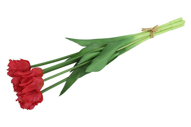 Kunst boeket Tulp Tulipa (parkiet) f-L16B16H40CM