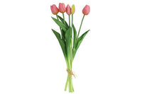 Kunst boeket Tulp Tulipa roze-L10B10H41CM
