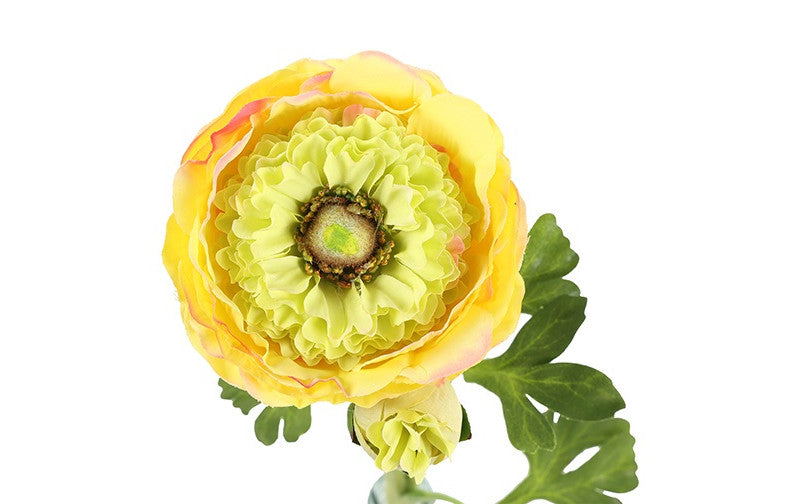 Kunst bloem Ranunculus geel-L10B8H48CM