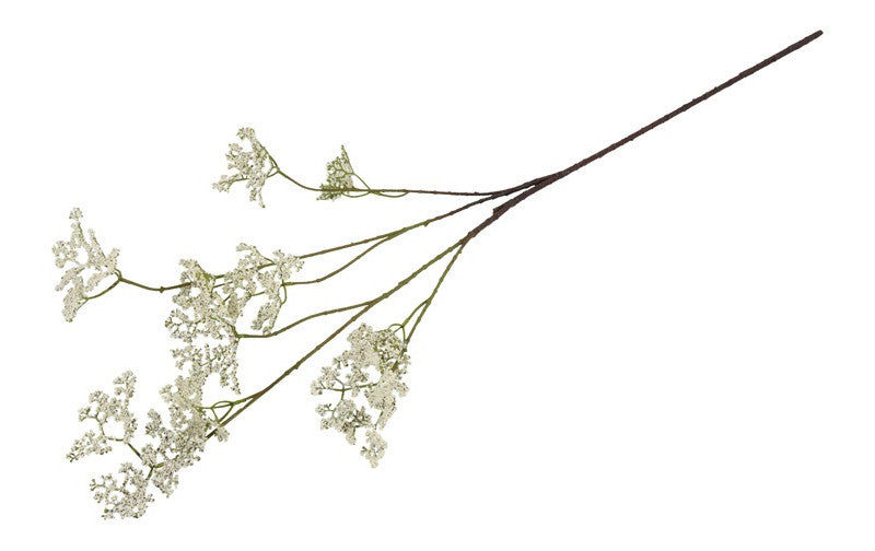 Kunst bloem Anthriscus L wit-L22B14H115CM