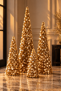 Tree Sparkling Polystyrene Gold Extra Large