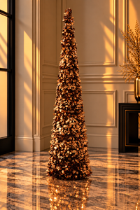 Tree Sparkling Polystyrene Brown Extra Large