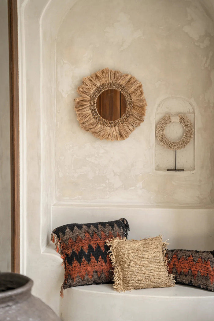 De Oh My Gee Kussenhoes - Zwart Oranje -  60x60