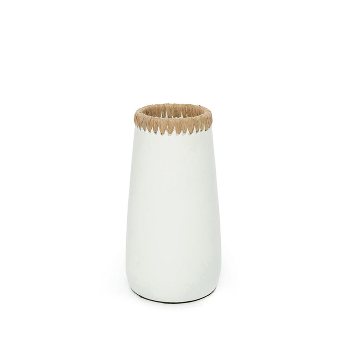 De Sneaky Vaas - Wit Naturel - M