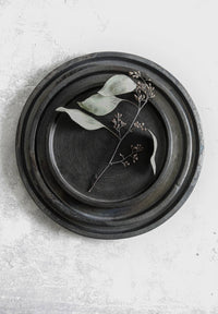 The Terracotta Burned Plate - Black - L