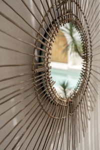 Van Tropical Spiegel - Naturel - L