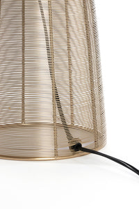 Table lamp 24x54 cm ABOSO light gold