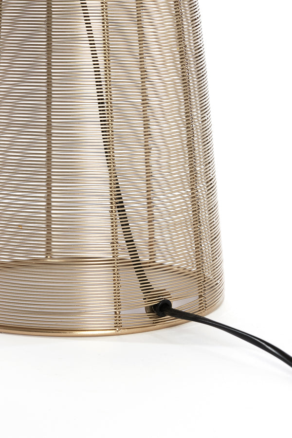 Table lamp 24x54 cm ABOSO light gold