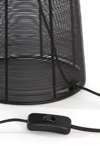 Table lamp 24x54 cm ABOSO matt black