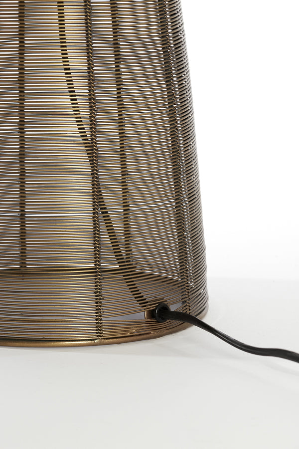 Table lamp 24x54 cm ABOSO antique bronze