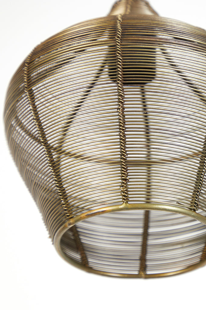Hanging lamp 5L 100x20x122 cm ALVARO antique bronze