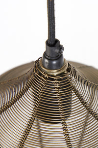 Hanging lamp 5L 100x20x122 cm ALVARO antique bronze