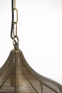 Hanging lamp 36x40 cm ALVARO antique bronze