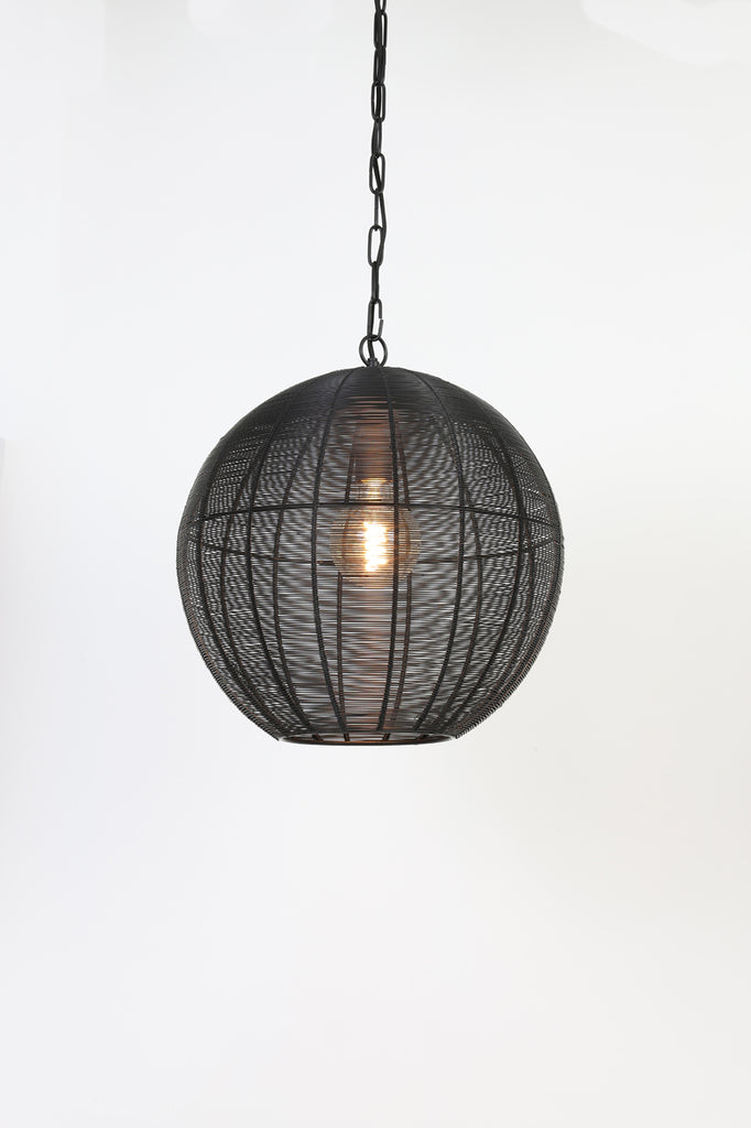 Hanging lamp 40x44 cm AMARAH matt black