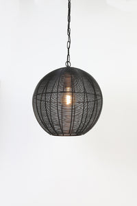 Hanging lamp 40x44 cm AMARAH matt black