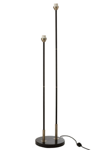 Base Floorlamp Bollie Steel/Marble Black