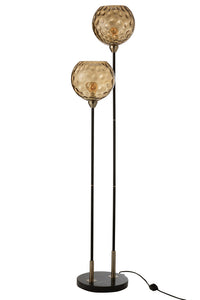 Base Floorlamp Bollie Steel/Marble Black